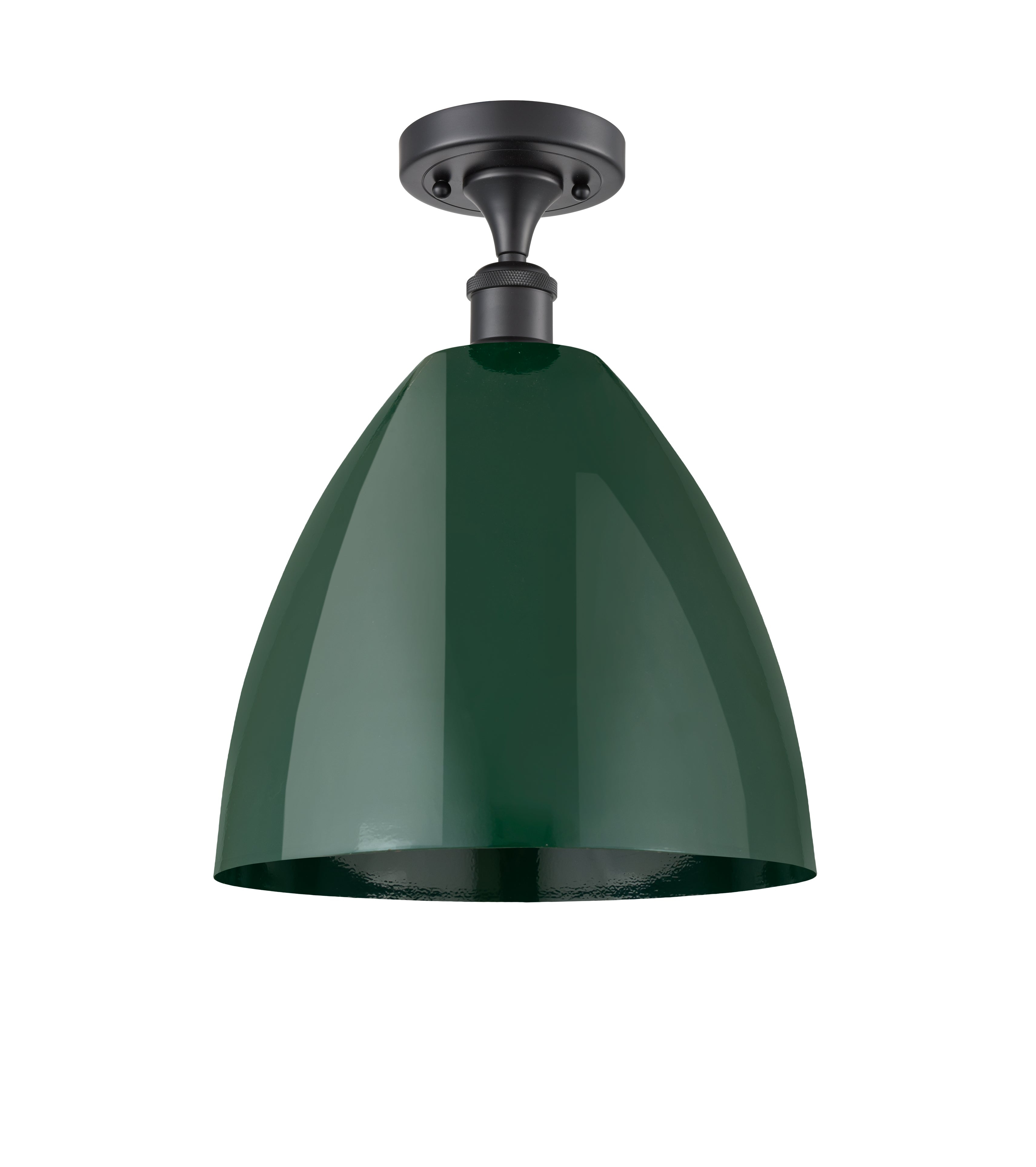 Edison Semi-Flush Mount Brushed Nickel