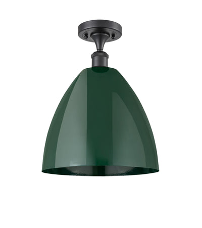 Plymouth 12-Inch 1-Light Semi-Flush Mount 15-Inch High