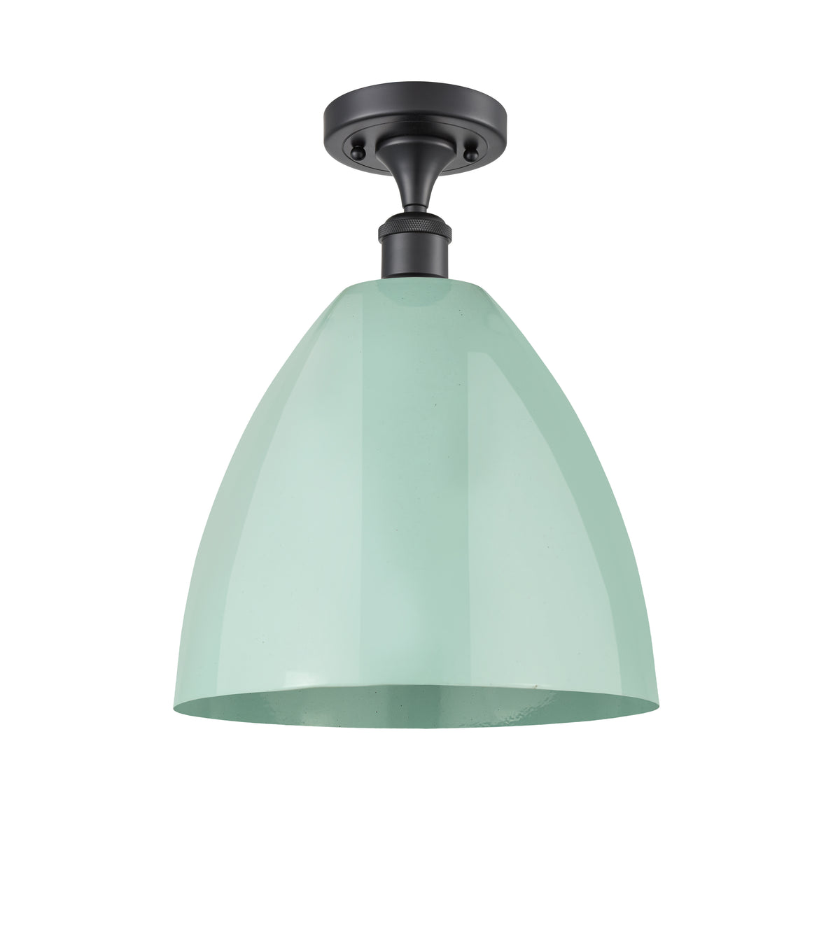 Plymouth 12-Inch 1-Light Semi-Flush Mount 15-Inch High