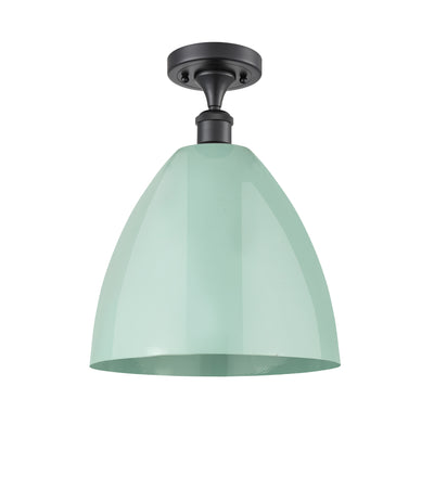 Plymouth 12-Inch 1-Light Semi-Flush Mount 15-Inch High