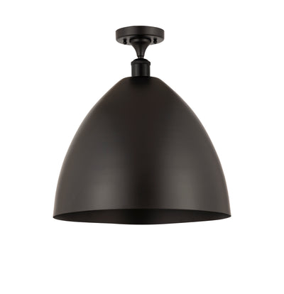 Bristol 16-Inch 1-Light Semi-Flush Mount Cone Shade 17.375-Inch High