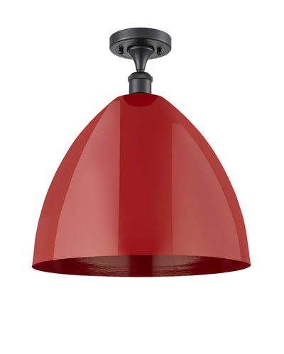 Plymouth 16-Inch 1-Light Semi-Flush Mount 17.375-Inch High