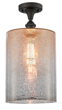 Edison Semi-Flush Mount Brushed Satin Nickel