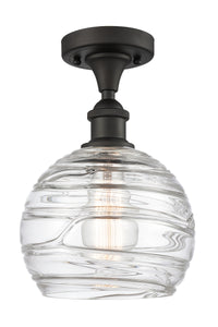 Edison Semi-Flush Mount Brushed Satin Nickel