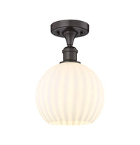 Edison Semi-Flush Mount Brushed Satin Nickel