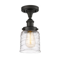 Edison Semi-Flush Mount Brushed Satin Nickel