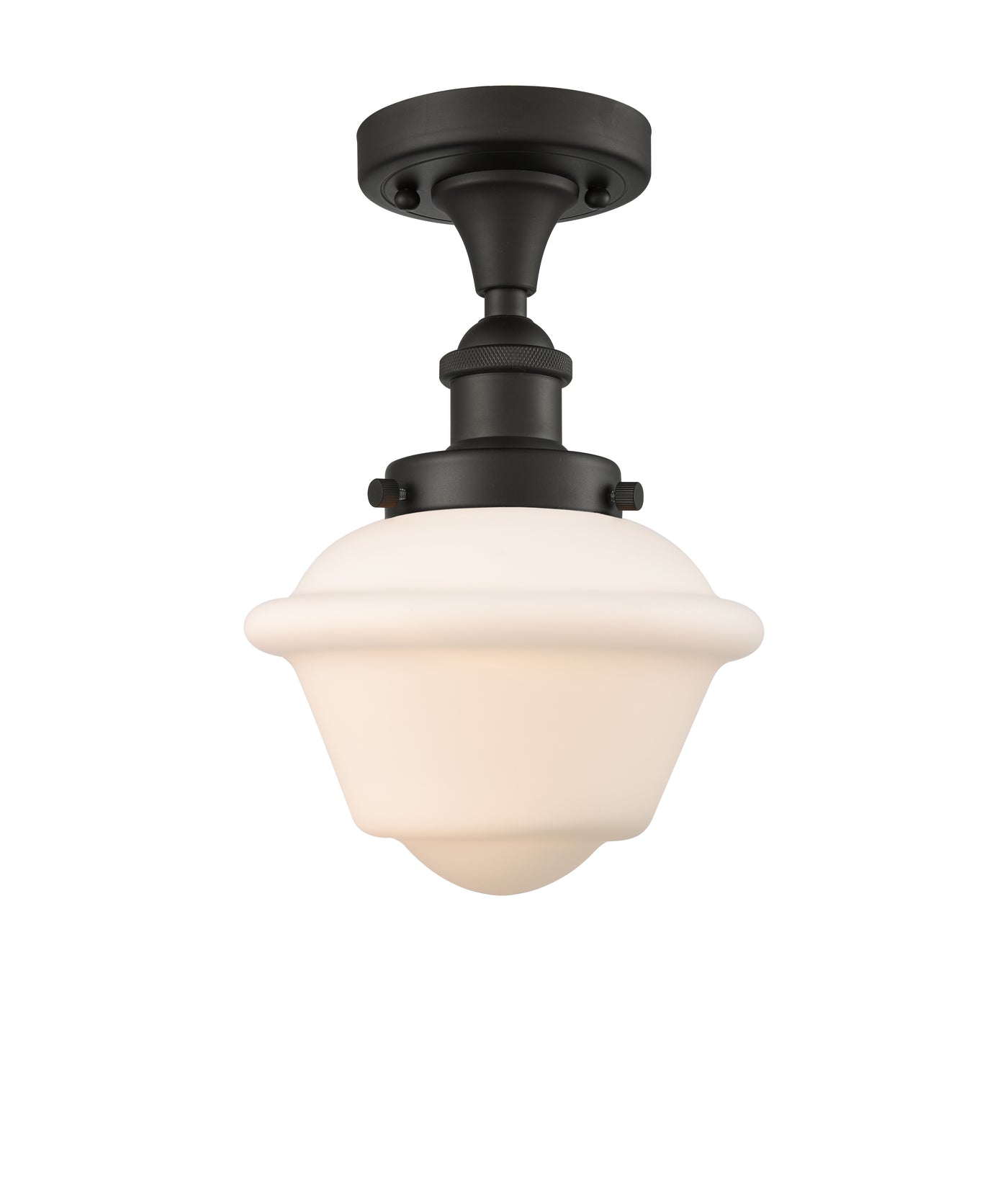Edison Semi-Flush Mount Brushed Satin Nickel