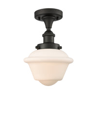 Edison Semi-Flush Mount Brushed Satin Nickel