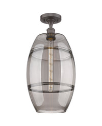 Edison Semi-Flush Mount Brushed Nickel