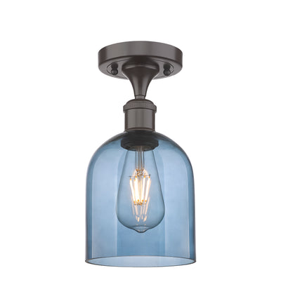 Bella 6-Inch 1-Light Semi-Flush Mount 11.5-Inch High