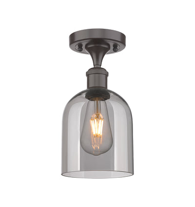 Bella 6-Inch 1-Light Semi-Flush Mount 11.5-Inch High