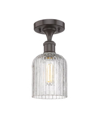 Edison Semi-Flush Mount Brushed Satin Nickel