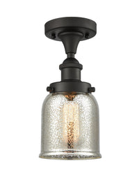 Edison Semi-Flush Mount Cast Brass Finish