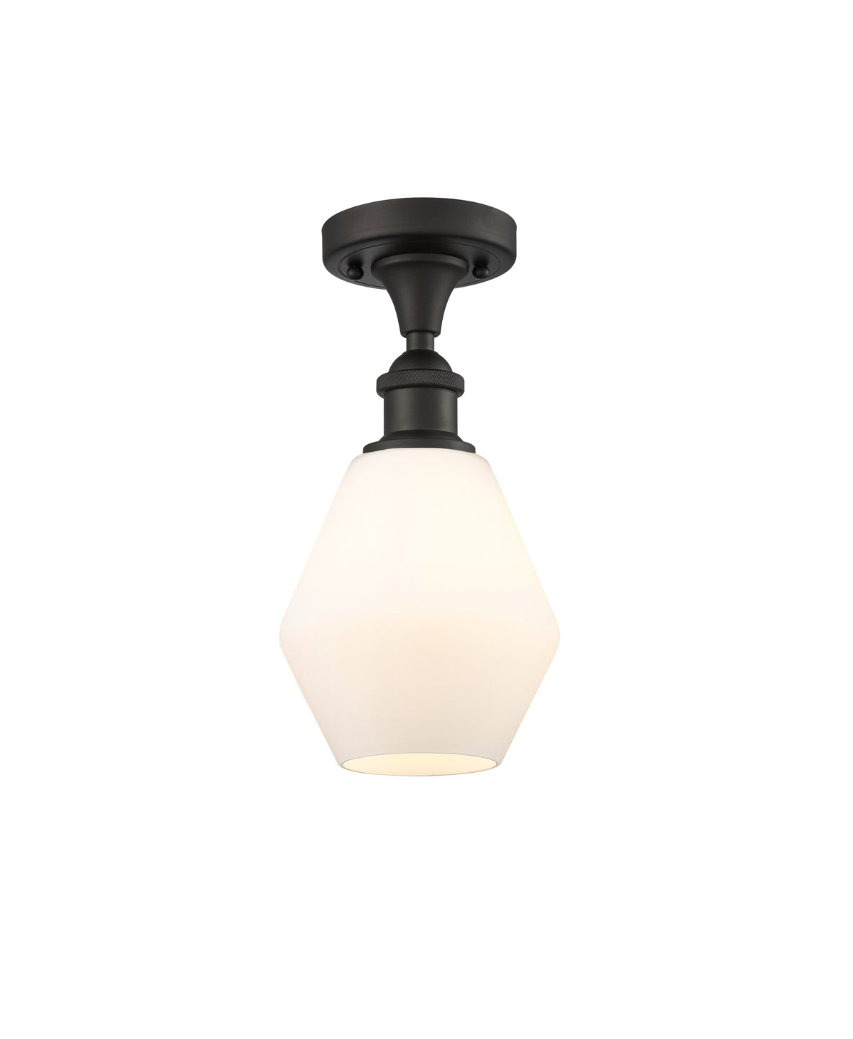 Cindyrella 6-Inch 1-Light Semi-Flush Mount 11.5-Inch High