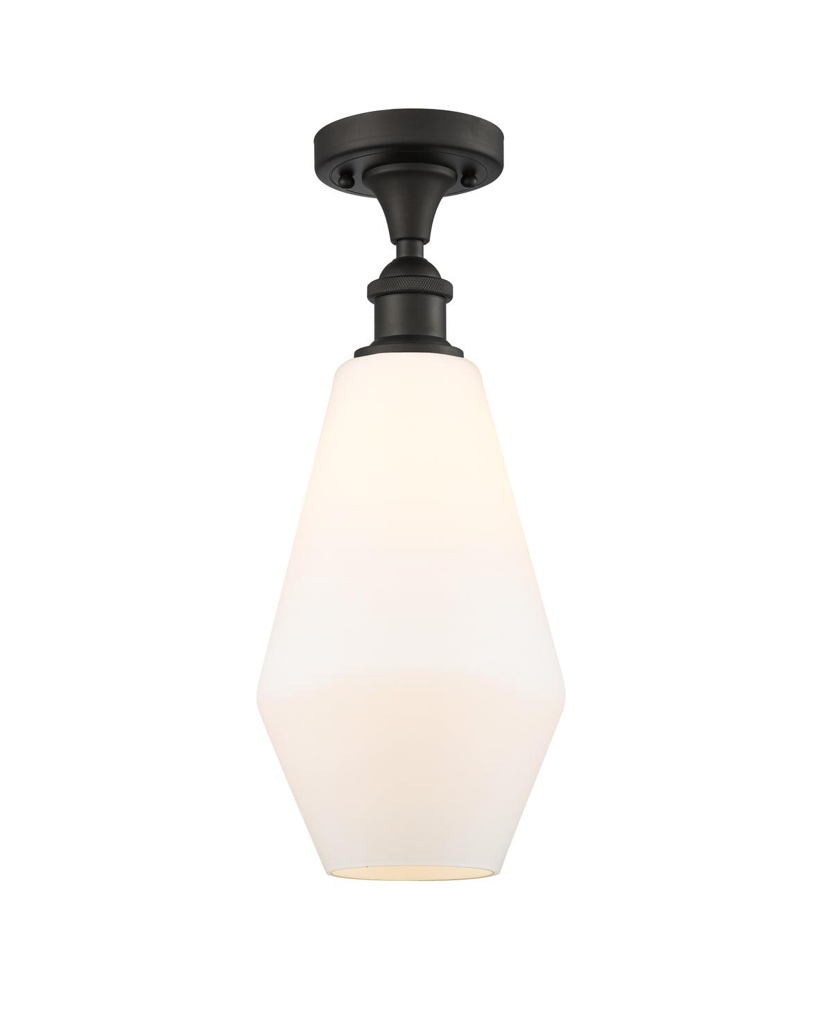 Cindyrella 7-Inch 1-Light Semi-Flush Mount 16-Inch High