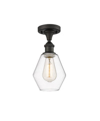 Edison Semi-Flush Mount Brushed Nickel