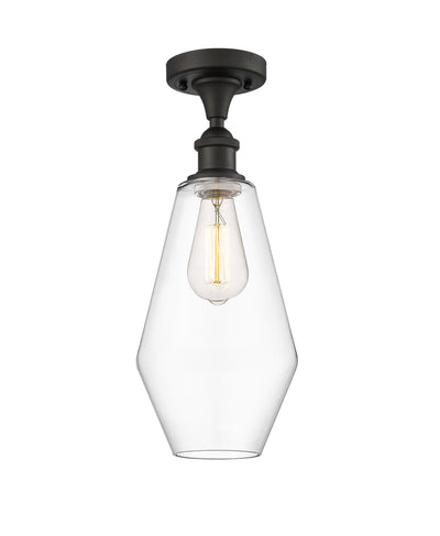 Cindyrella 7-Inch 1-Light Semi-Flush Mount 16-Inch High
