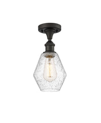 Edison Semi-Flush Mount Brushed Nickel