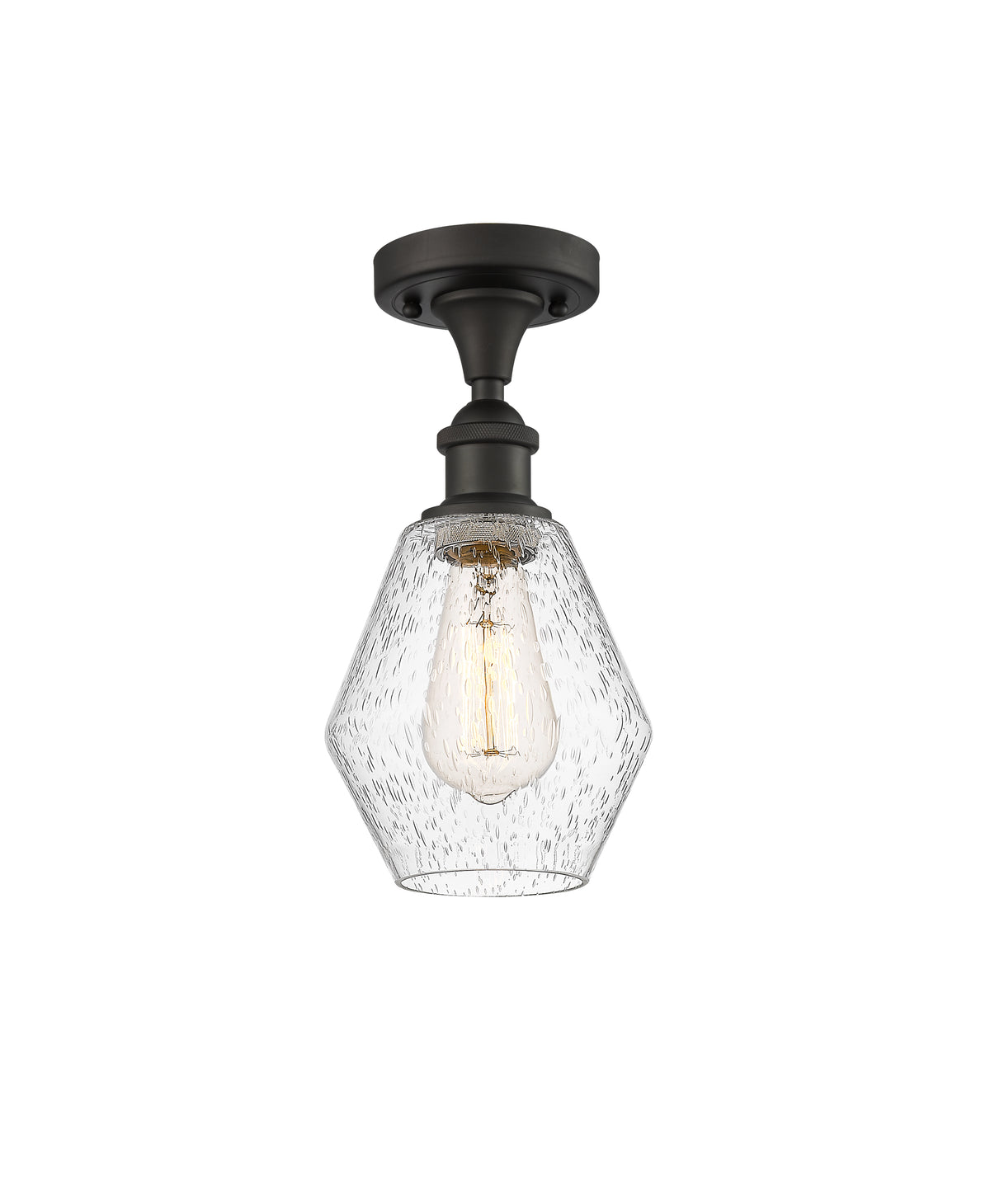 Cindyrella 6-Inch 1-Light Semi-Flush Mount 11.5-Inch High