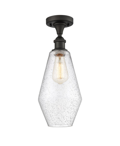 Cindyrella 7-Inch 1-Light Semi-Flush Mount 16-Inch High