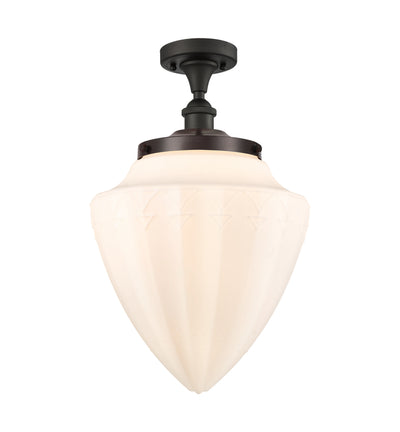 Bridgeton 16-Inch 1-Light Semi-Flush Mount 18.125-Inch High
