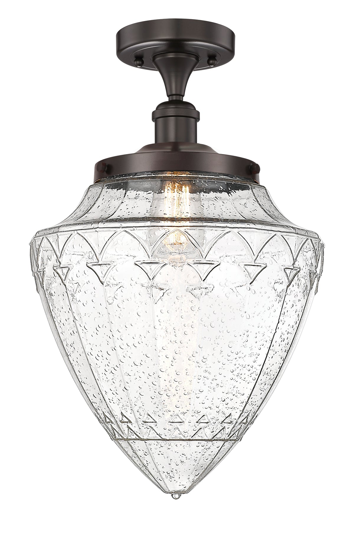 Bridgeton 16-Inch 1-Light Semi-Flush Mount 18.125-Inch High