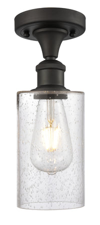 Edison Semi-Flush Mount Brushed Satin Nickel