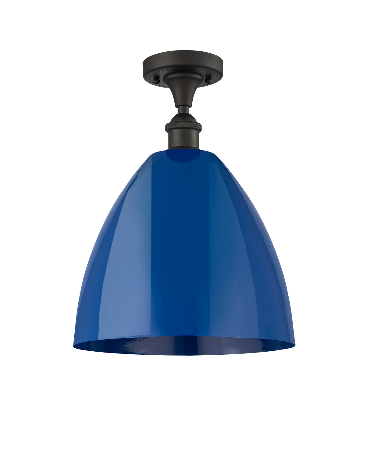 Plymouth 12-Inch 1-Light Semi-Flush Mount 15-Inch High