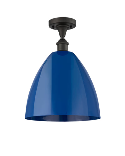 Plymouth 12-Inch 1-Light Semi-Flush Mount 15-Inch High