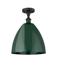 Edison Semi-Flush Mount Brushed Nickel