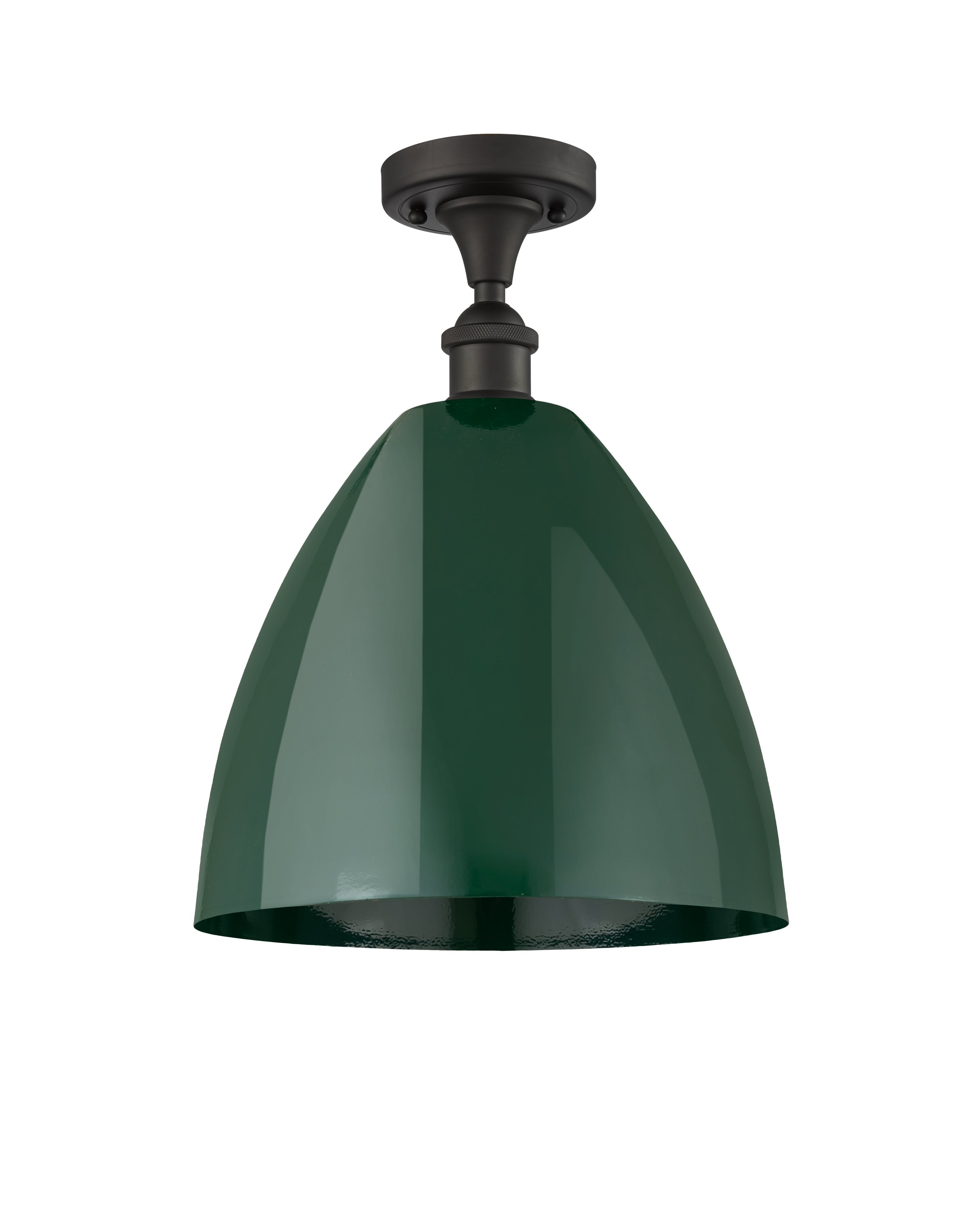 Edison Semi-Flush Mount Brushed Nickel