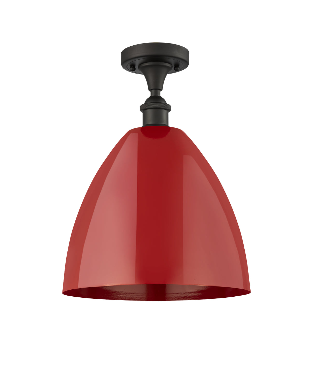 Plymouth 12-Inch 1-Light Semi-Flush Mount 15-Inch High