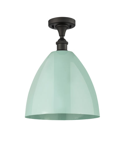 Plymouth 12-Inch 1-Light Semi-Flush Mount 15-Inch High