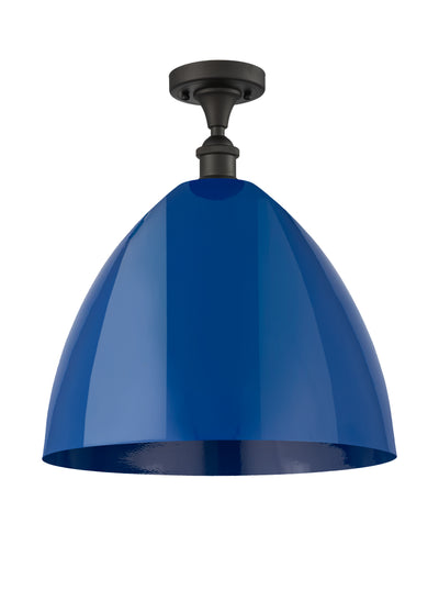Plymouth 16-Inch 1-Light Semi-Flush Mount 17.375-Inch High