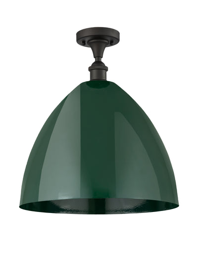 Plymouth 16-Inch 1-Light Semi-Flush Mount 17.375-Inch High