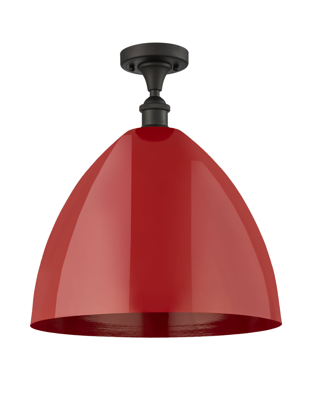 Plymouth 16-Inch 1-Light Semi-Flush Mount 17.375-Inch High