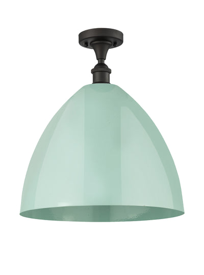 Plymouth 16-Inch 1-Light Semi-Flush Mount 17.375-Inch High