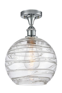 Edison Semi-Flush Mount Brushed Nickel