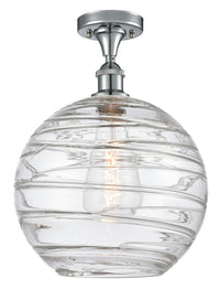 Edison Semi-Flush Mount Brushed Satin Nickel