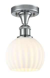 Edison Semi-Flush Mount Brushed Satin Nickel
