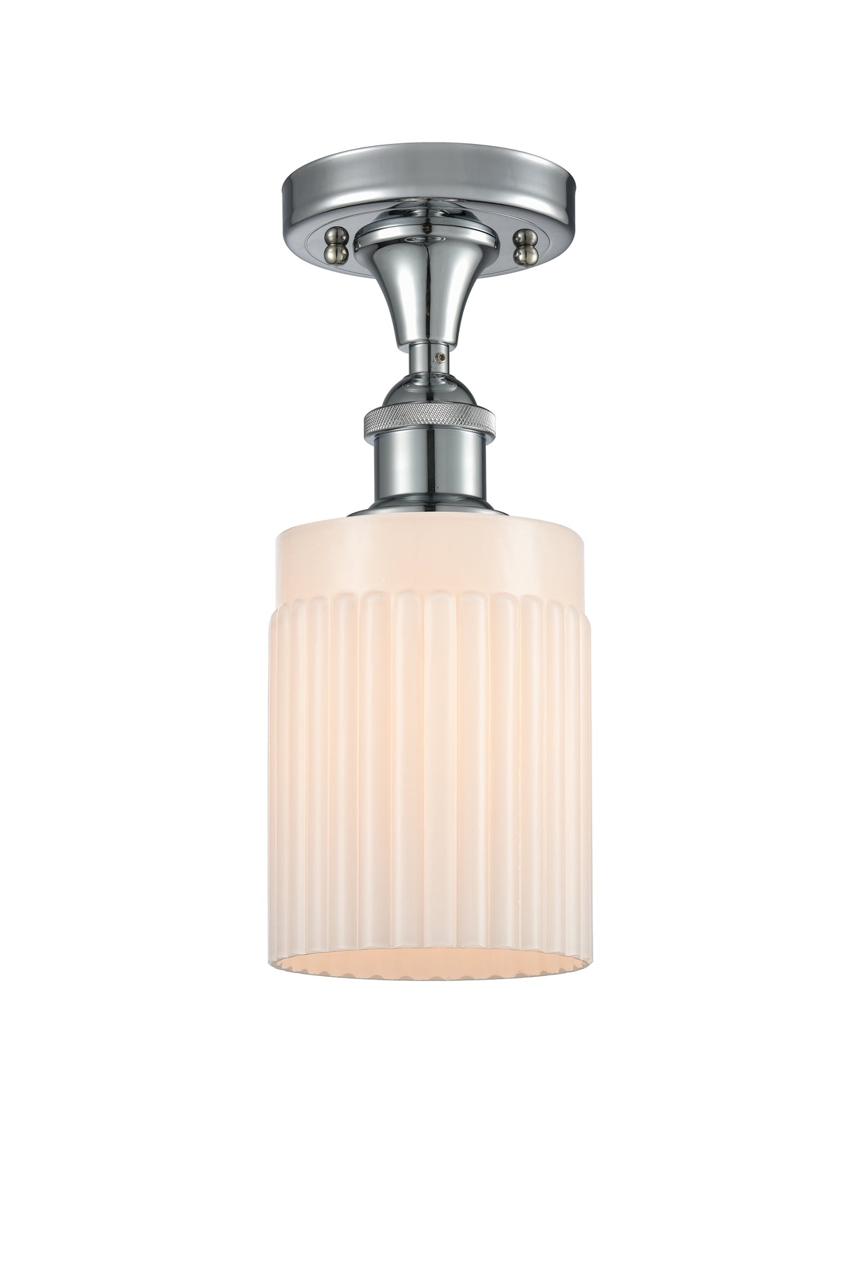 Edison Semi-Flush Mount Brushed Satin Nickel