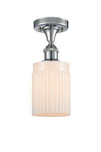 Edison Semi-Flush Mount Brushed Satin Nickel