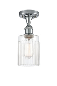 Edison Semi-Flush Mount Brushed Satin Nickel