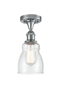 Edison Semi-Flush Mount Brushed Satin Nickel