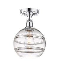 Edison Semi-Flush Mount Brushed Nickel