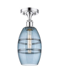 Edison Semi-Flush Mount Brushed Satin Nickel