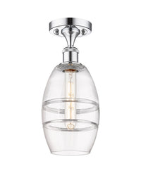 Edison Semi-Flush Mount Brushed Satin Nickel
