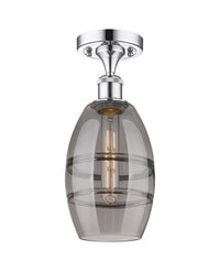 Edison Semi-Flush Mount Brushed Satin Nickel