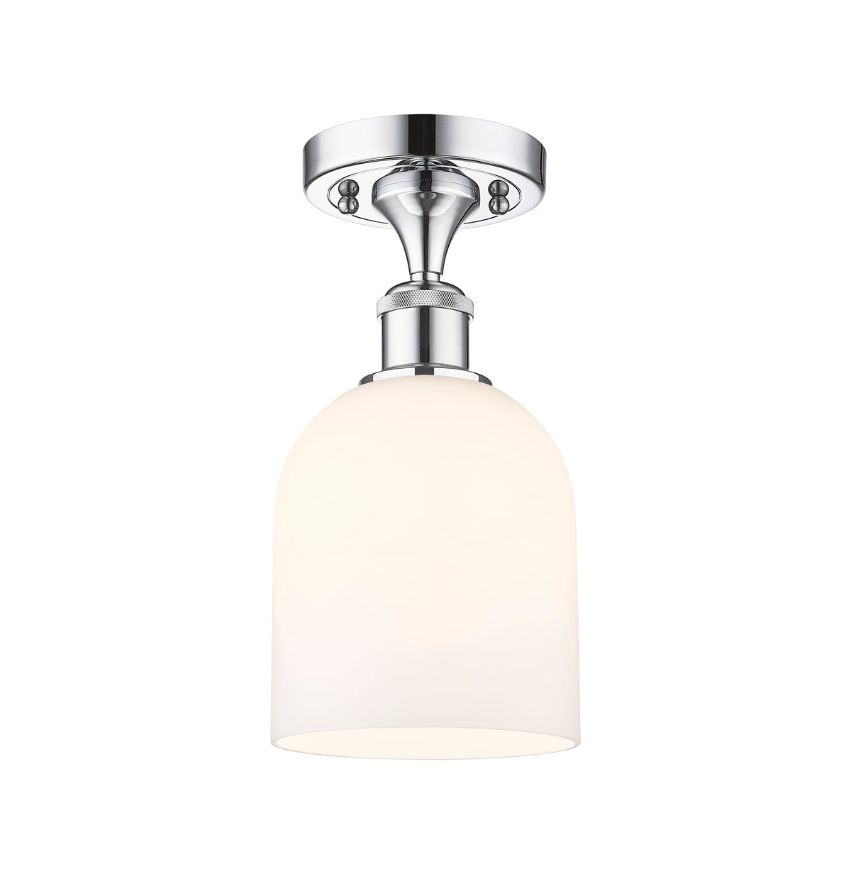 Bella 6-Inch 1-Light Semi-Flush Mount 11.5-Inch High