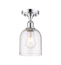 Edison Semi-Flush Mount Brushed Satin Nickel